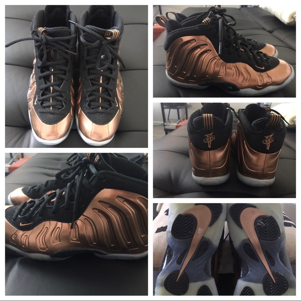 Nike Foamposite (Big Kids-7) Copper